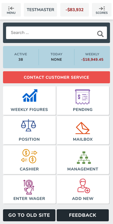 Agents Management Platform — mobile breakpoint showing responsive navigation and case summary view