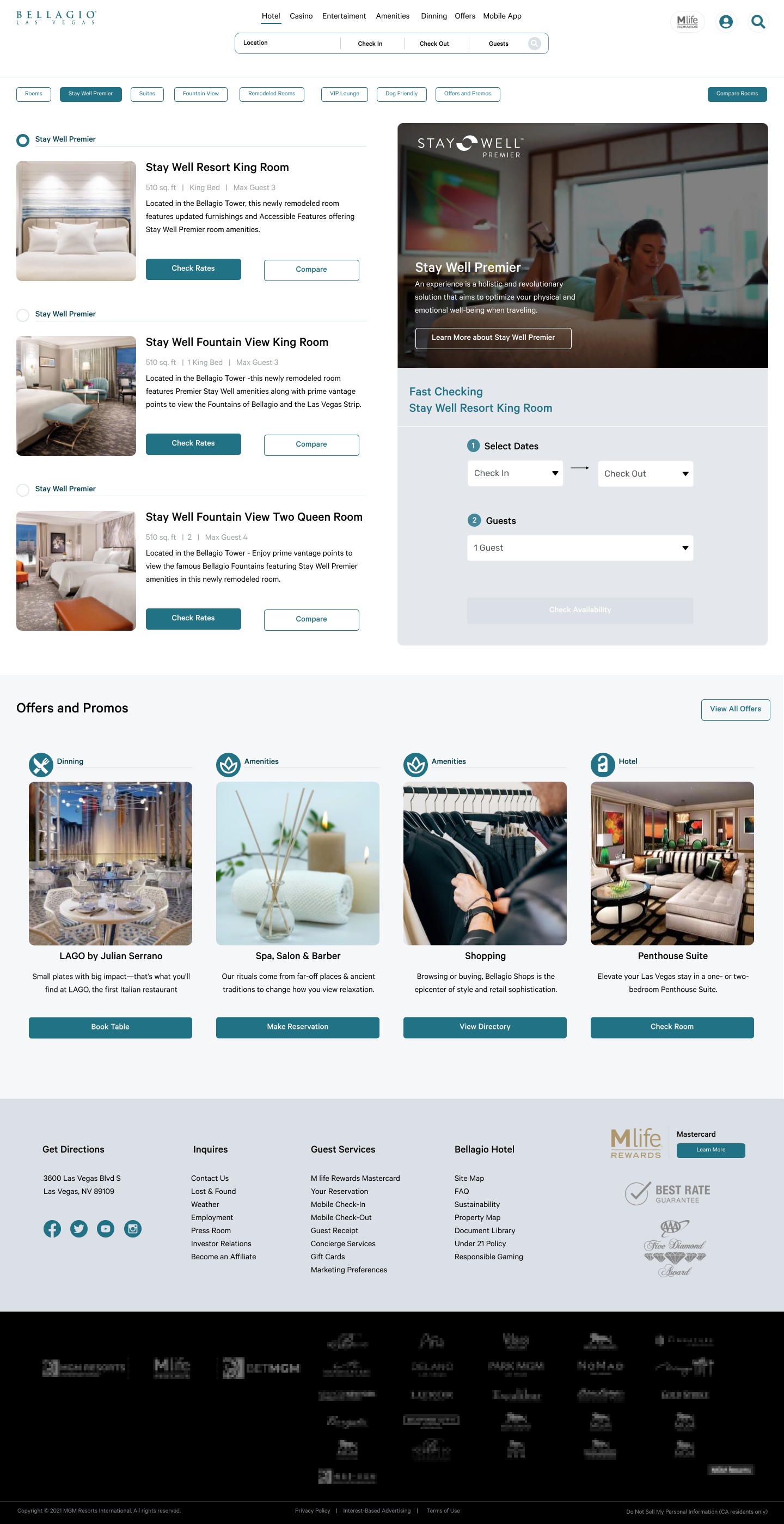 Hotel page